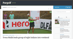 Desktop Screenshot of pargolf.in